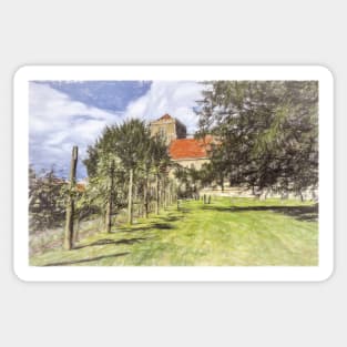 Dorchester Abbey Oxfordshire Sticker